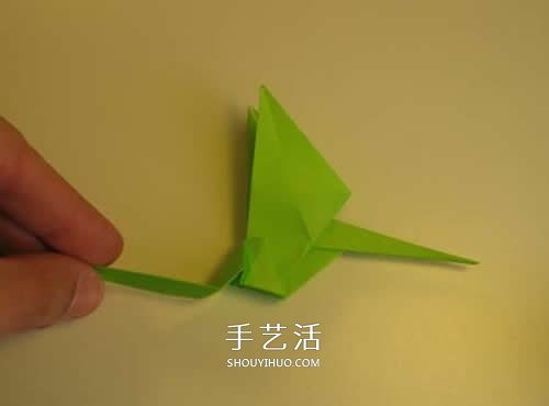 手工折紙翼龍的步驟圖 翼龍的折法圖解過程 -  rpnrmr.com