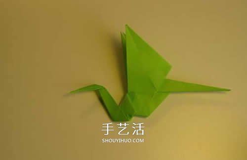 手工折紙翼龍的步驟圖 翼龍的折法圖解過程 -  rpnrmr.com
