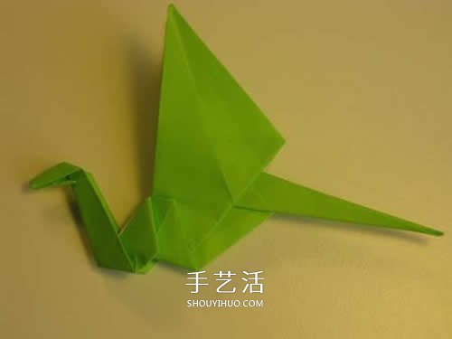 手工折紙翼龍的步驟圖 翼龍的折法圖解過程 -  rpnrmr.com