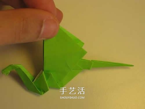手工折紙翼龍的步驟圖 翼龍的折法圖解過程 -  rpnrmr.com