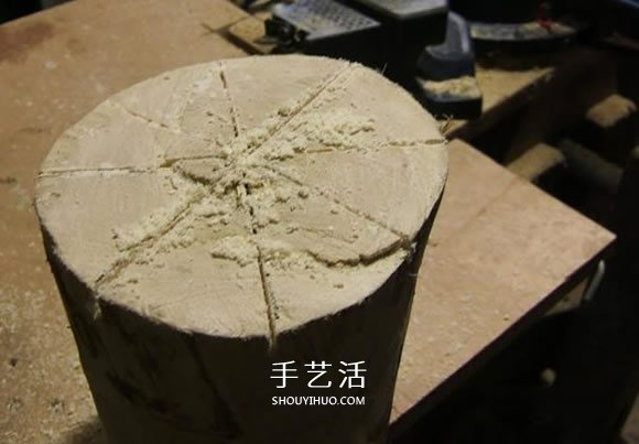 原木制作粗獷啤酒杯 自制大號啤酒杯的過程 -  rpnrmr.com