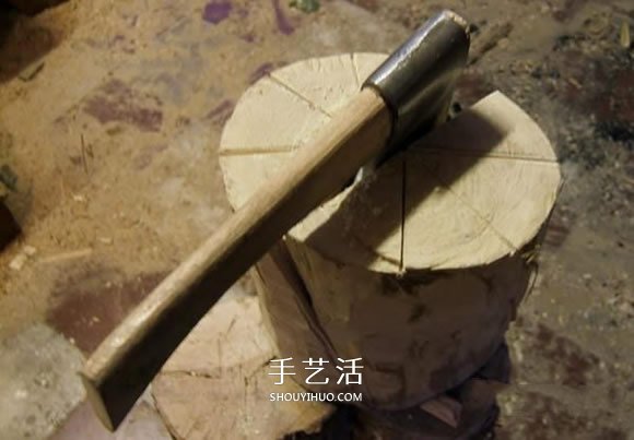 原木制作粗獷啤酒杯 自制大號啤酒杯的過程 -  rpnrmr.com