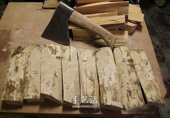 原木制作粗獷啤酒杯 自制大號啤酒杯的過程 -  rpnrmr.com