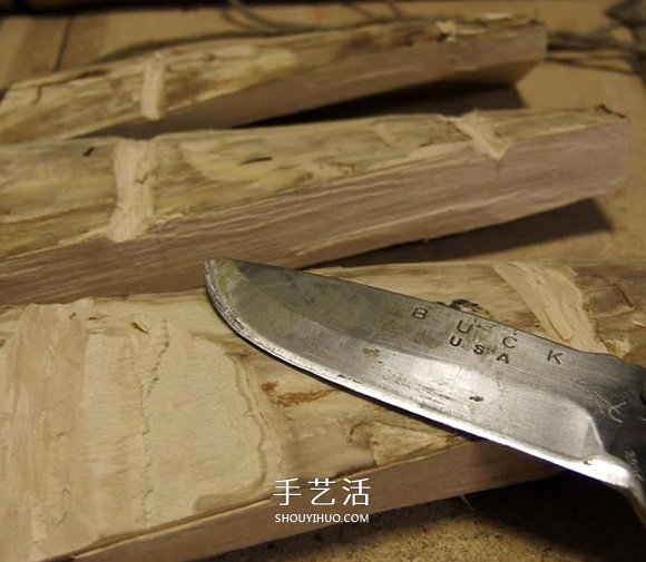 原木制作粗獷啤酒杯 自制大號啤酒杯的過程 -  rpnrmr.com