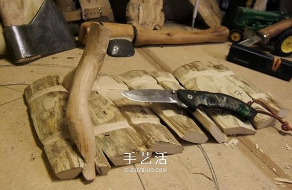 原木制作粗獷啤酒杯 自制大號啤酒杯的過程 -  rpnrmr.com