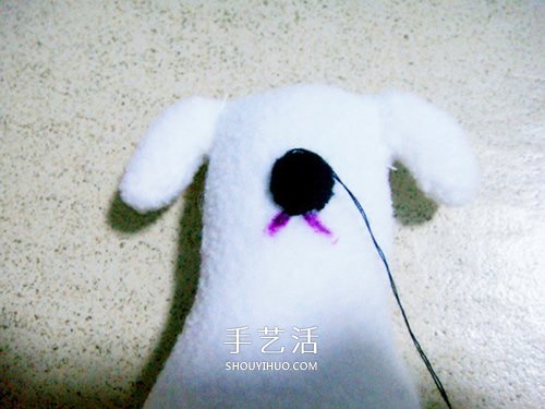 不織布小狗玩偶制作 簡單布藝狗狗DIY圖解 -  rpnrmr.com
