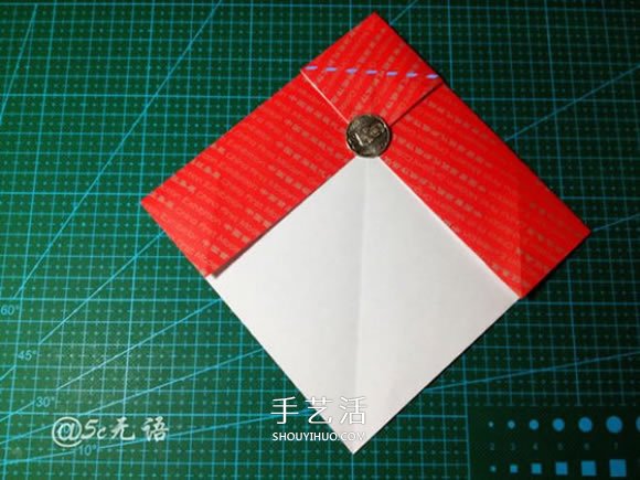 背著麻袋的可愛(ài)圣誕老人手工折紙圖解教程 -  rpnrmr.com