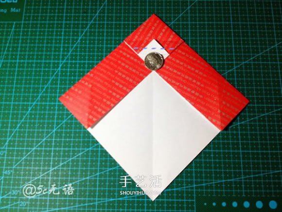 背著麻袋的可愛(ài)圣誕老人手工折紙圖解教程 -  rpnrmr.com