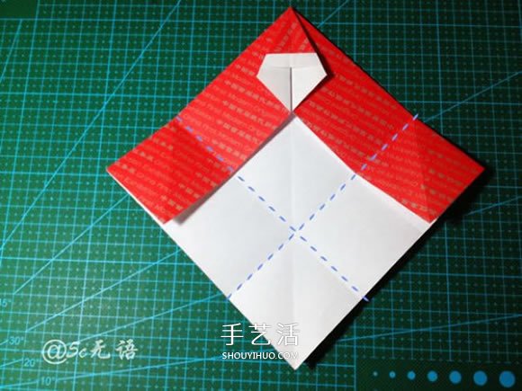 背著麻袋的可愛(ài)圣誕老人手工折紙圖解教程 -  rpnrmr.com