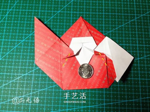 背著麻袋的可愛(ài)圣誕老人手工折紙圖解教程 -  rpnrmr.com