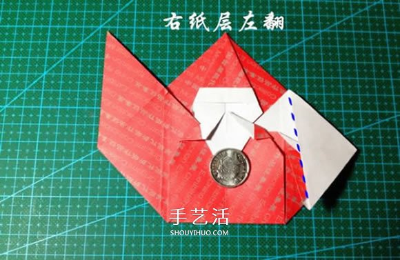 背著麻袋的可愛(ài)圣誕老人手工折紙圖解教程 -  rpnrmr.com