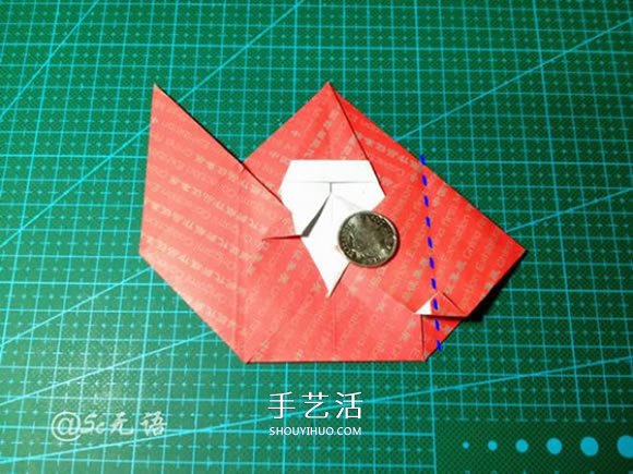 背著麻袋的可愛(ài)圣誕老人手工折紙圖解教程 -  rpnrmr.com