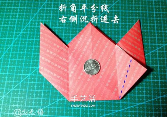 背著麻袋的可愛(ài)圣誕老人手工折紙圖解教程 -  rpnrmr.com