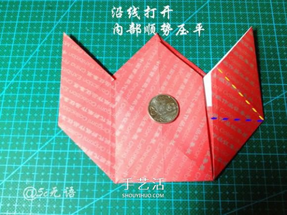 背著麻袋的可愛(ài)圣誕老人手工折紙圖解教程 -  rpnrmr.com