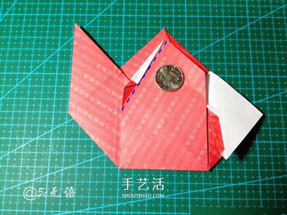 背著麻袋的可愛(ài)圣誕老人手工折紙圖解教程 -  rpnrmr.com