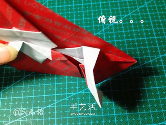 背著麻袋的可愛(ài)圣誕老人手工折紙圖解教程 -  rpnrmr.com