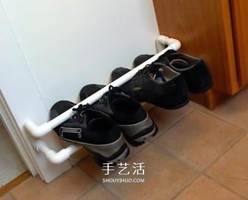 PVC管制作鞋架的方法 自制PVC管鞋架圖解 -  rpnrmr.com