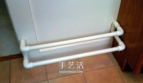 PVC管制作鞋架的方法 自制PVC管鞋架圖解 -  rpnrmr.com