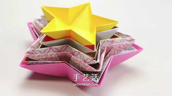 五角星糖果盤的折法 怎么折五角星紙盤圖解 -  rpnrmr.com