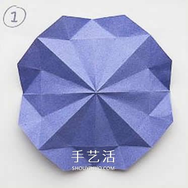 八邊形紙折圣誕樹圖解 立體疊合圣誕樹的折法 -  rpnrmr.com