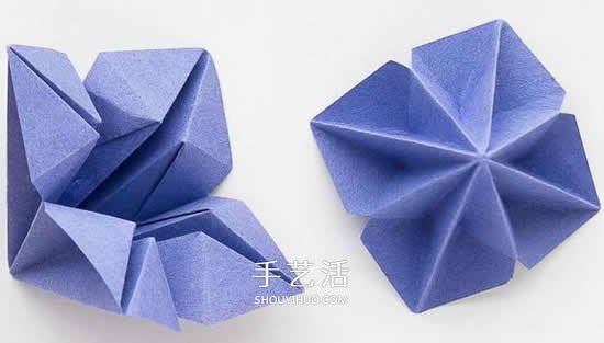 八邊形紙折圣誕樹圖解 立體疊合圣誕樹的折法 -  rpnrmr.com