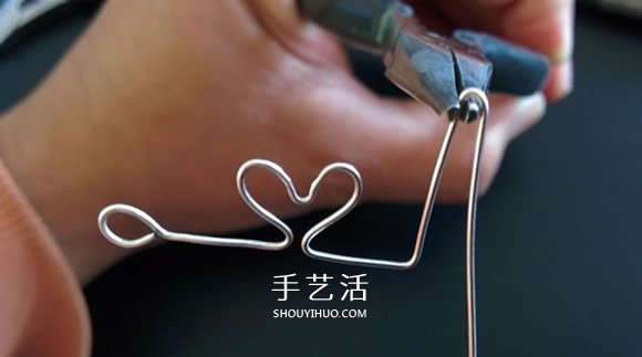 情人節(jié)心動項鏈DIY 金屬絲制作愛心項鏈墜 -  rpnrmr.com