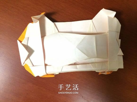 復(fù)雜立體跑車的折法 詳細(xì)折紙跑車圖解步驟 -  rpnrmr.com