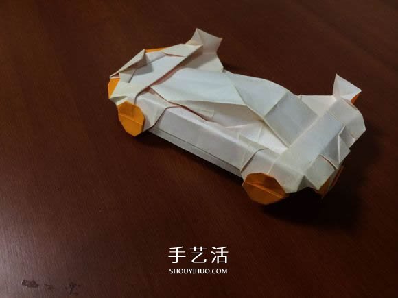 復(fù)雜立體跑車的折法 詳細(xì)折紙跑車圖解步驟 -  rpnrmr.com