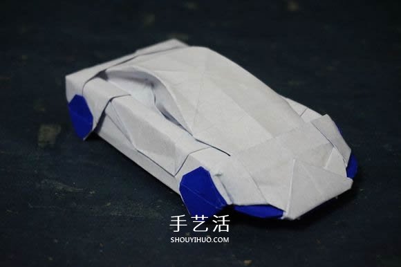 復(fù)雜立體跑車的折法 詳細(xì)折紙跑車圖解步驟 -  rpnrmr.com
