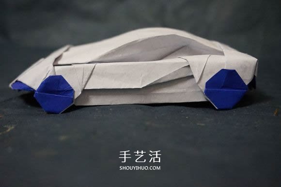 復(fù)雜立體跑車的折法 詳細(xì)折紙跑車圖解步驟 -  rpnrmr.com