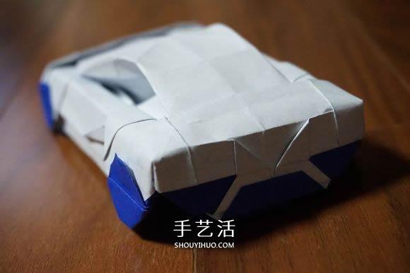 復(fù)雜立體跑車的折法 詳細(xì)折紙跑車圖解步驟 -  rpnrmr.com