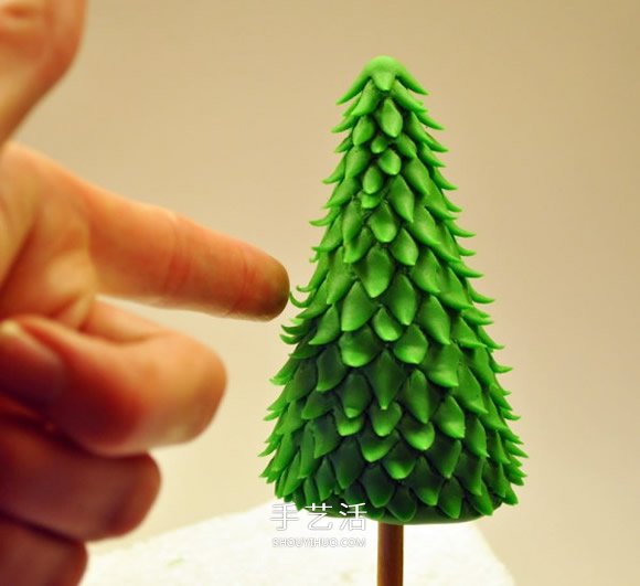 簡(jiǎn)單粘土圣誕樹的做法 DIY超輕粘土圣誕樹圖解 -  rpnrmr.com