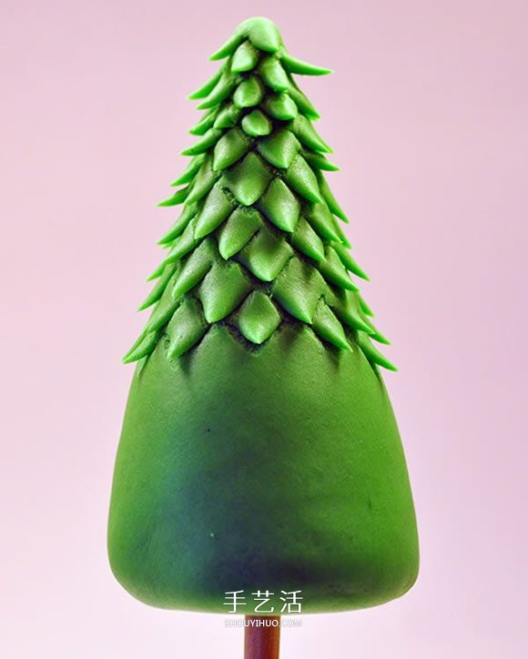 簡(jiǎn)單粘土圣誕樹的做法 DIY超輕粘土圣誕樹圖解 -  rpnrmr.com