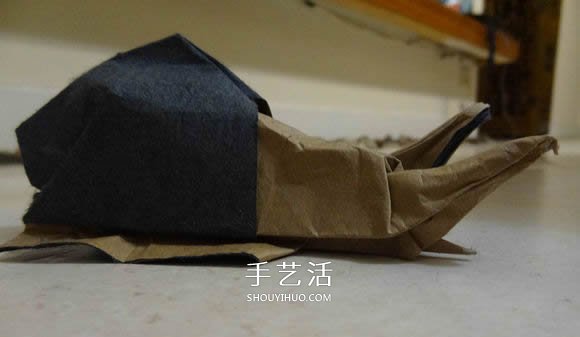 立體蝸牛的折紙方法 折疊蝸牛的簡單圖解 -  rpnrmr.com