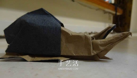 立體蝸牛的折紙方法 折疊蝸牛的簡單圖解 -  rpnrmr.com