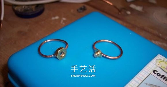創(chuàng)意情侶戒指DIY 螺絲螺帽制作創(chuàng)意情人節(jié)禮物 -  rpnrmr.com