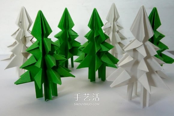 怎樣折立體圣誕樹(shù)圖解 兒童立體圣誕樹(shù)的折法 -  rpnrmr.com