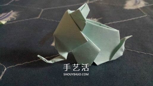 立體大象怎么折圖解 折紙站立大象的折法 -  rpnrmr.com