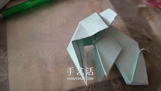 立體大象怎么折圖解 折紙站立大象的折法 -  rpnrmr.com