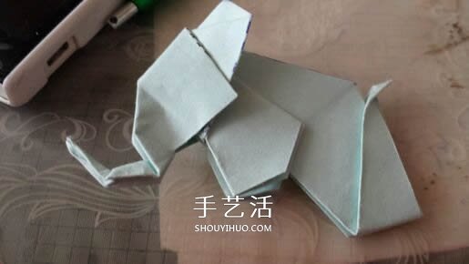 立體大象怎么折圖解 折紙站立大象的折法 -  rpnrmr.com