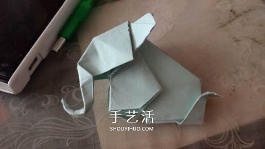 立體大象怎么折圖解 折紙站立大象的折法 -  rpnrmr.com