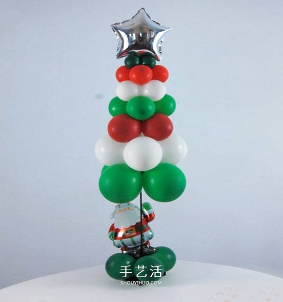 氣球做圣誕樹(shù)的方法 自制氣球圣誕樹(shù)手工制作 -  rpnrmr.com
