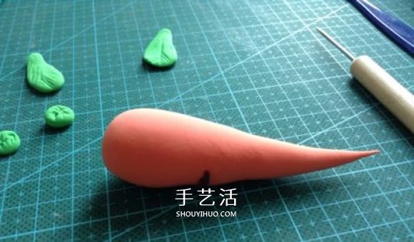 超輕粘土制作可愛兔子和胡蘿卜的圖解教程 -  rpnrmr.com