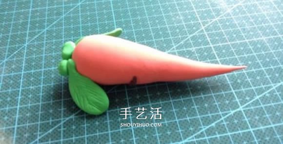 超輕粘土制作可愛兔子和胡蘿卜的圖解教程 -  rpnrmr.com