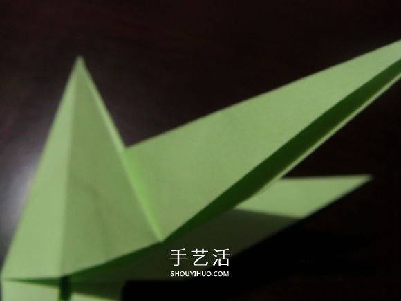 手工鶴舞折紙圖解教程 立體紙鶴的折法過程 -  rpnrmr.com