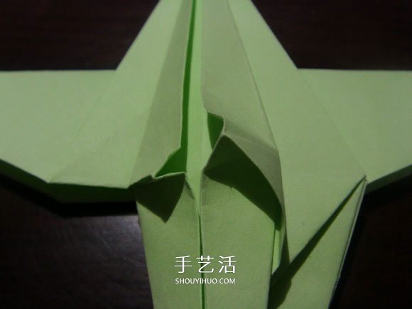 手工鶴舞折紙圖解教程 立體紙鶴的折法過程 -  rpnrmr.com