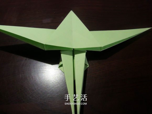 手工鶴舞折紙圖解教程 立體紙鶴的折法過程 -  rpnrmr.com