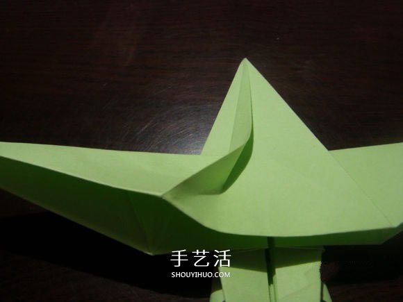 手工鶴舞折紙圖解教程 立體紙鶴的折法過程 -  rpnrmr.com