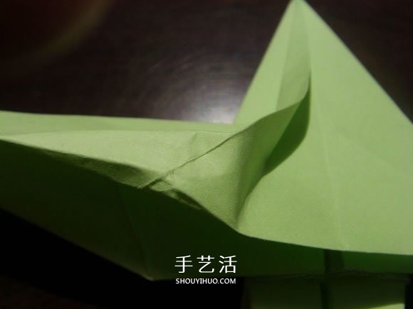 手工鶴舞折紙圖解教程 立體紙鶴的折法過程 -  rpnrmr.com
