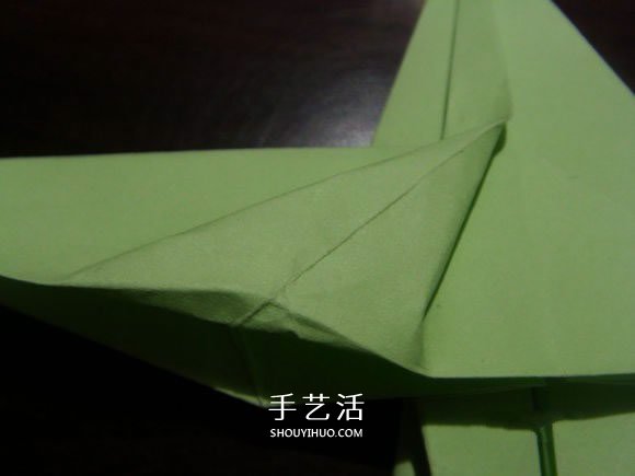 手工鶴舞折紙圖解教程 立體紙鶴的折法過程 -  rpnrmr.com